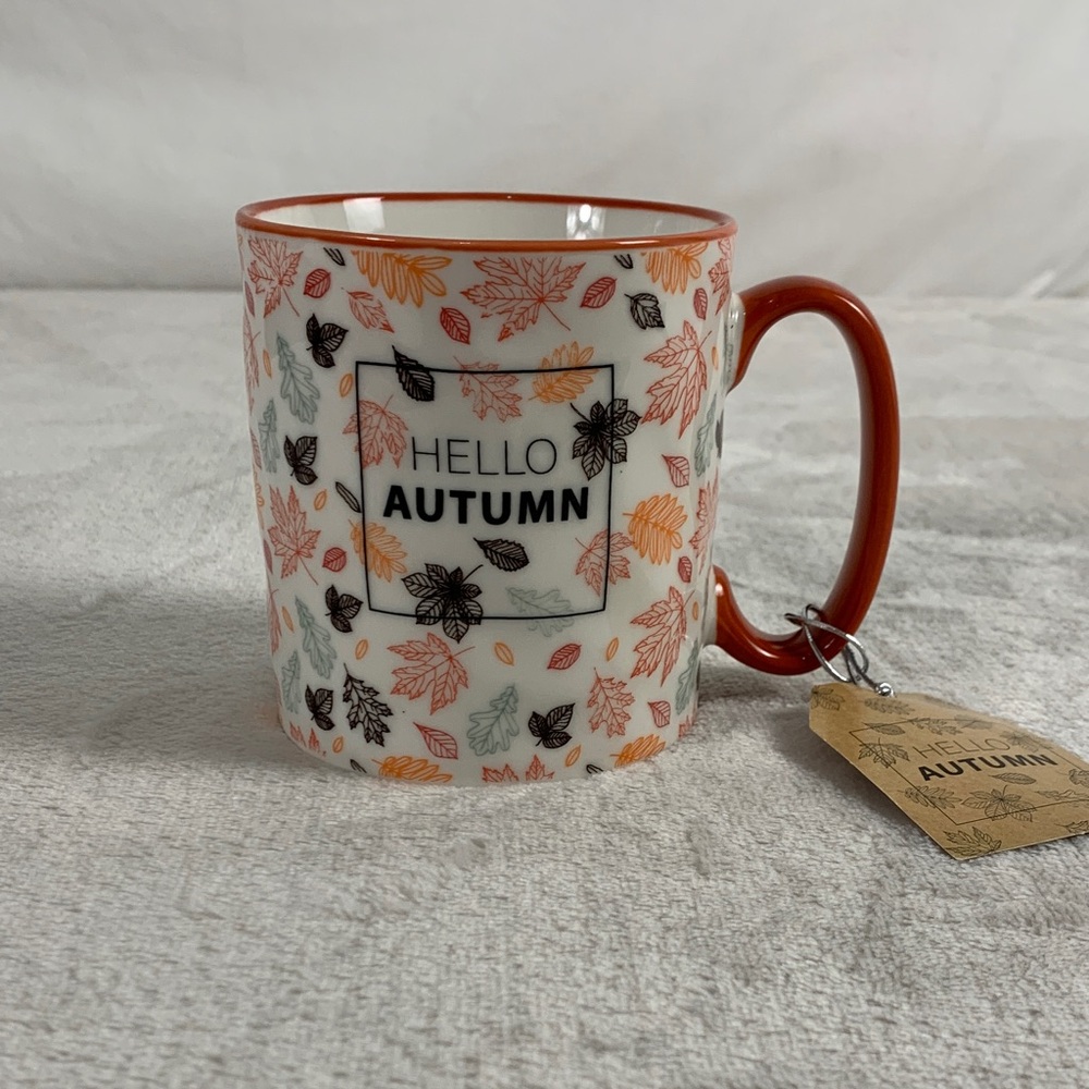 10 Strawberry Street Hello Autumn Bella Mug 14oz Fall